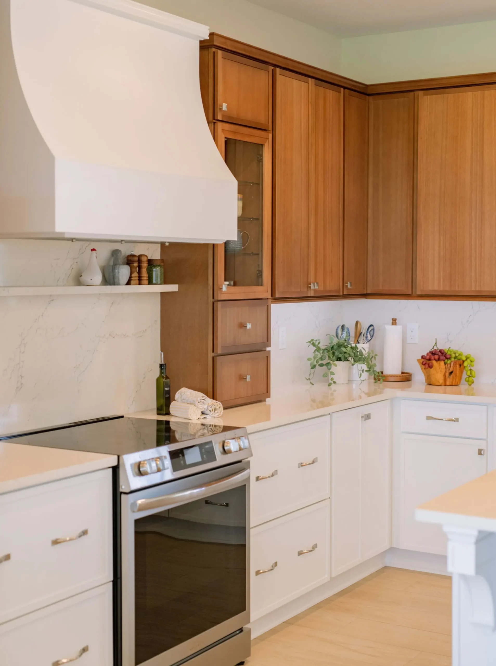 kitchen oven and hood vent